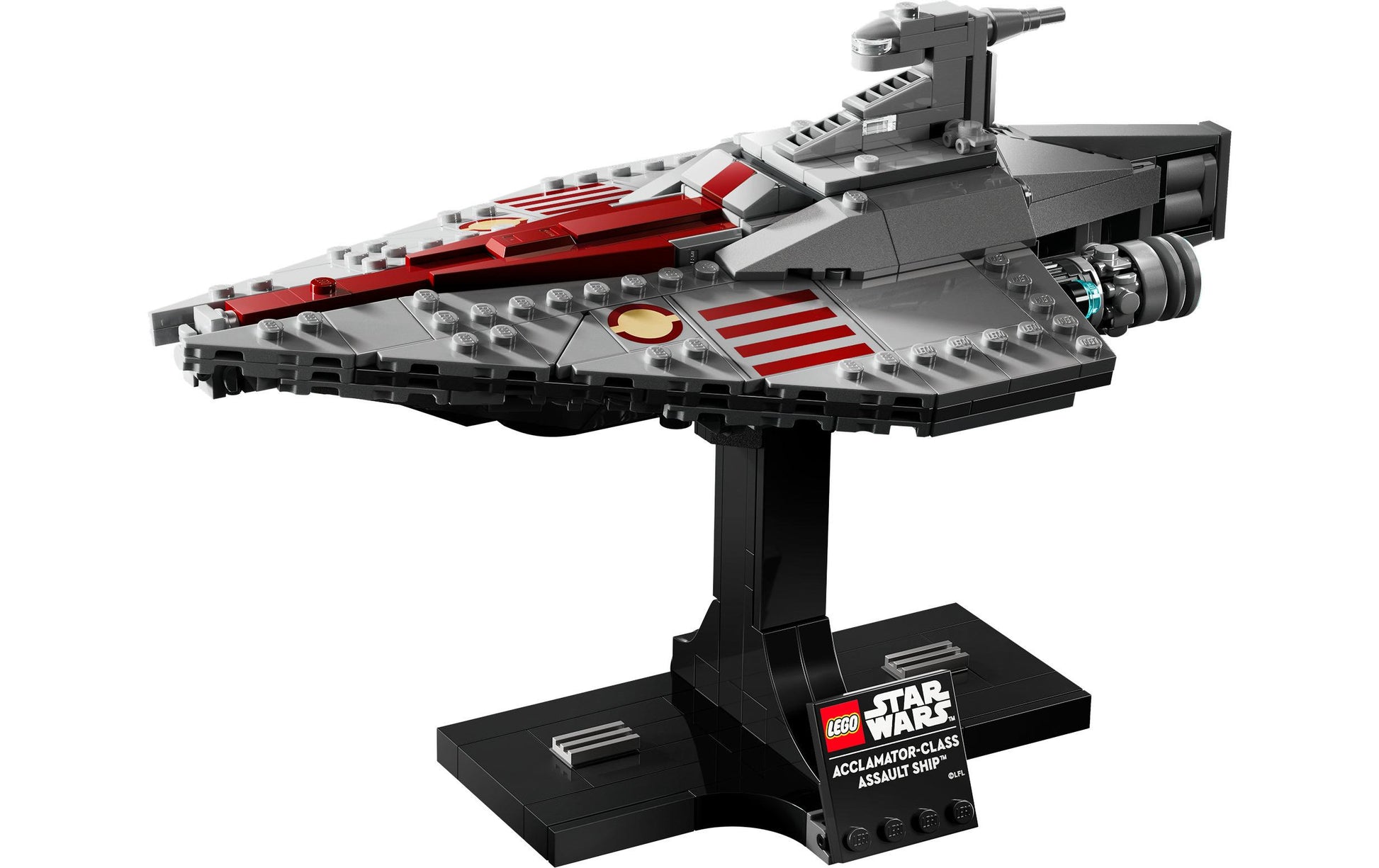LEGO Assault Ship der Acclamator-Klasse Bauset – Star Wars – 450-teilig – 26,2×5,9×28,2 cm – ab 18 J.