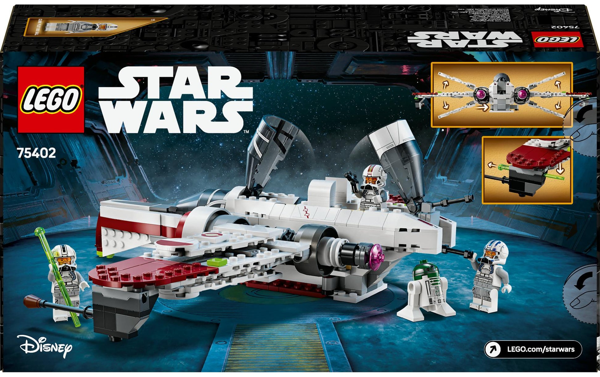 LEGO 3D Puzzle ARC-170 Starfighter – 497 Teile – 19,1 × 9,1 × 35,4 cm – ab 9 Jahren – Star Wars