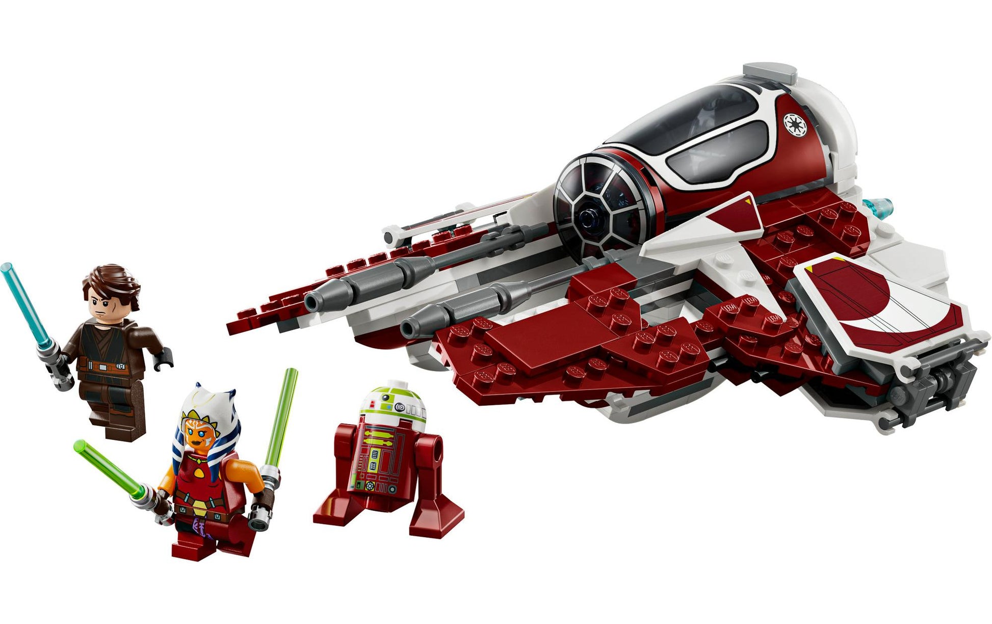 LEGO Set Ahsokas Jedi-Interceptor – Star Wars – 290-teilig – 19,1×6,1×26,2 cm – ab 8 Jahren