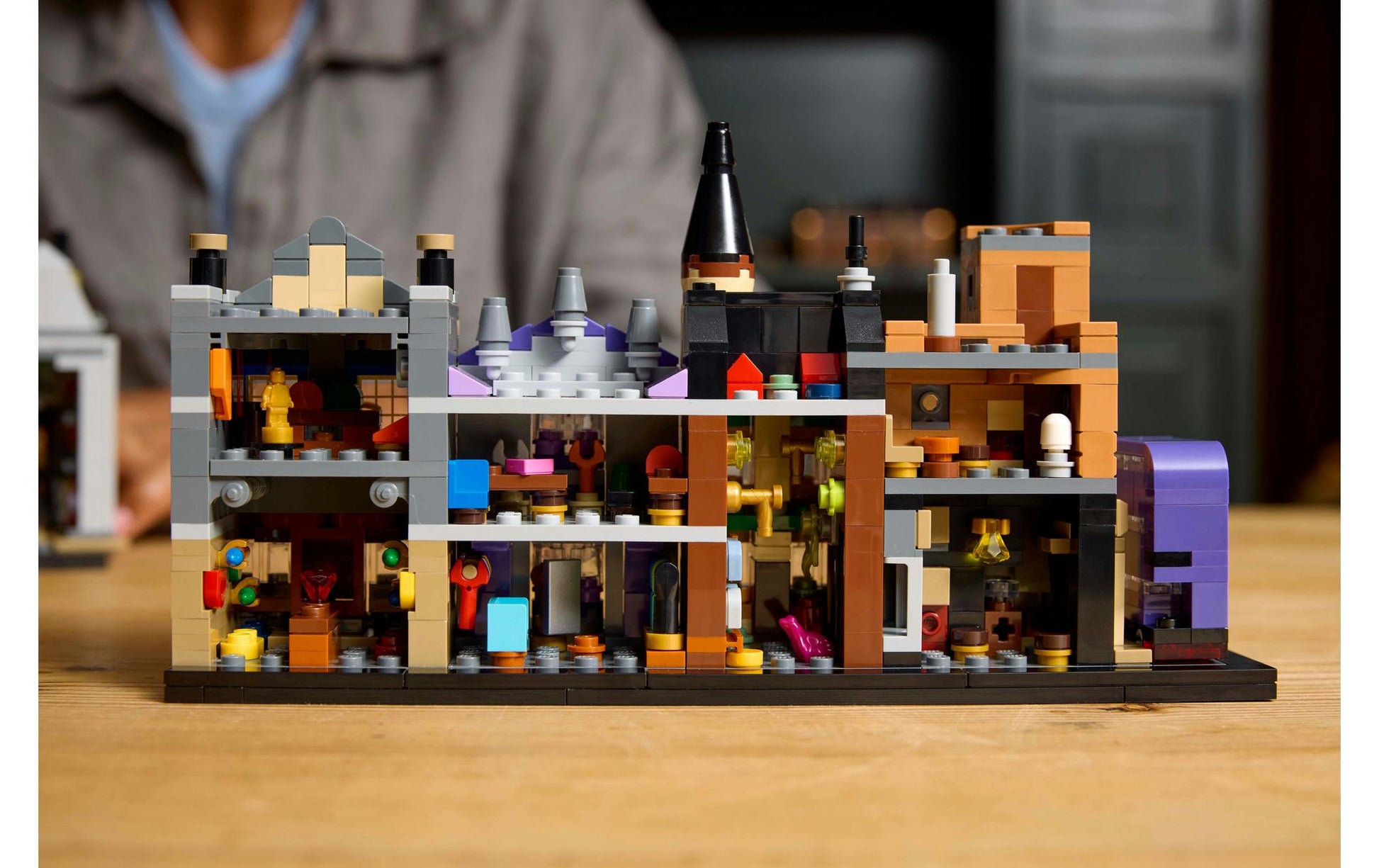 LEGO 3D Puzzle Die Zaubergeschäfte der Winkelgasse – 2750 Teile – 37,8×11,2×48 cm – ab 18 Jahren