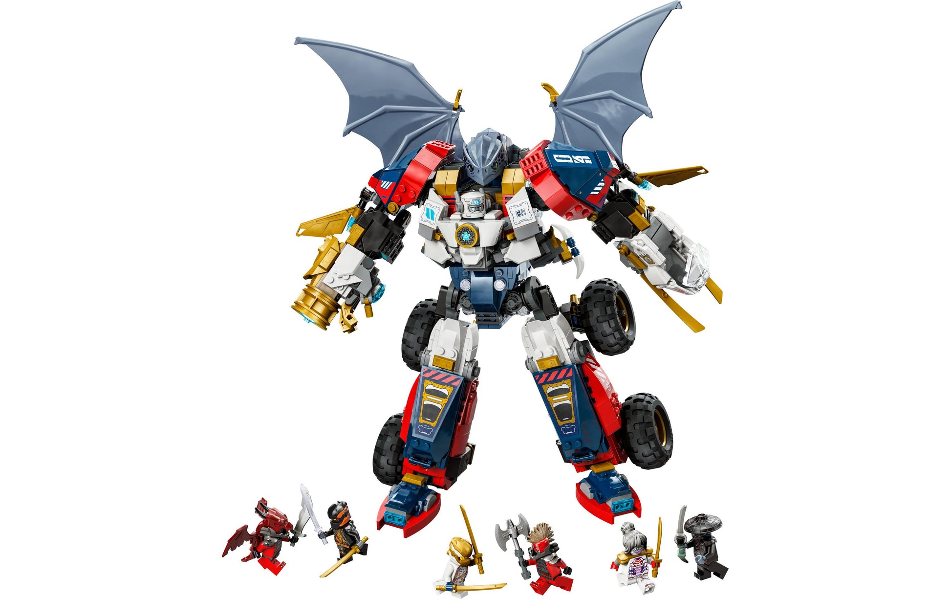LEGO NINJAGO Zanes Ultra-Kombi-Mech Bauset – 1187-teilig – 37,8 × 9,4 × 35,4 cm – ab 9 J.