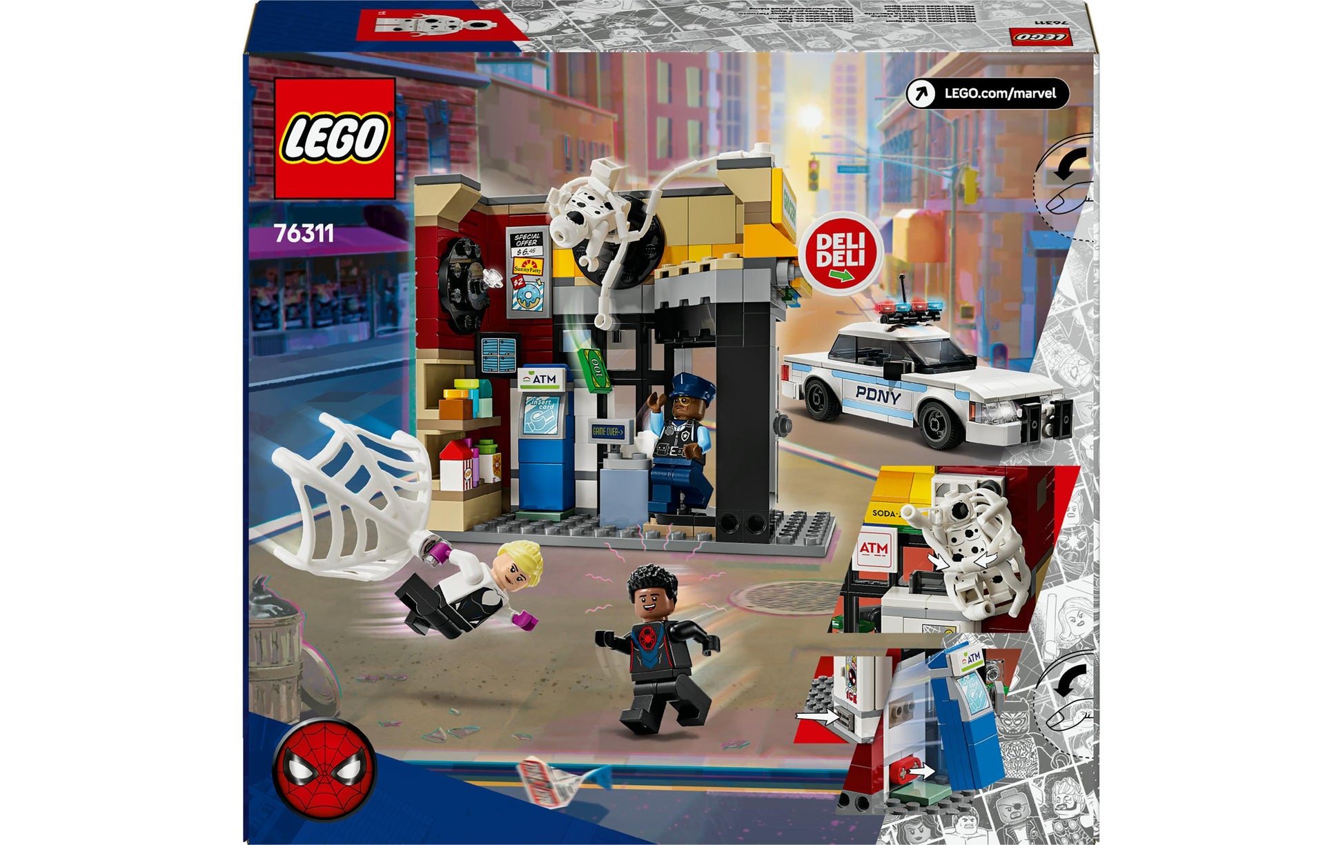 LEGO 3D Puzzle Spider-Verse: Miles Morales vs. Spot – 375 Teile – ab 9 J.