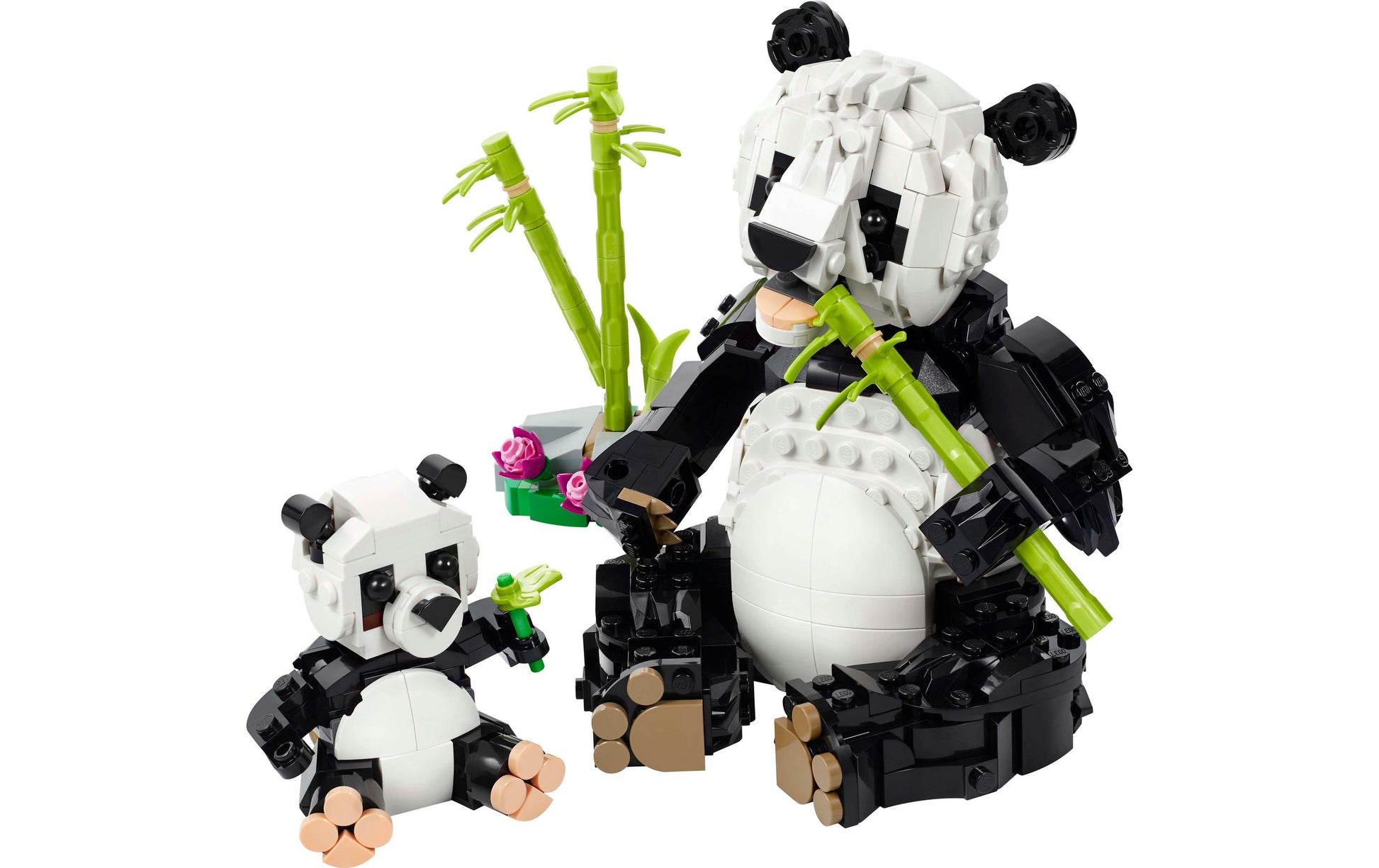LEGO Creator 3in1 3D Puzzle Pandafamilie – 626 Teile – 26,2 × 7,6 × 28,2 cm – ab 8 J.