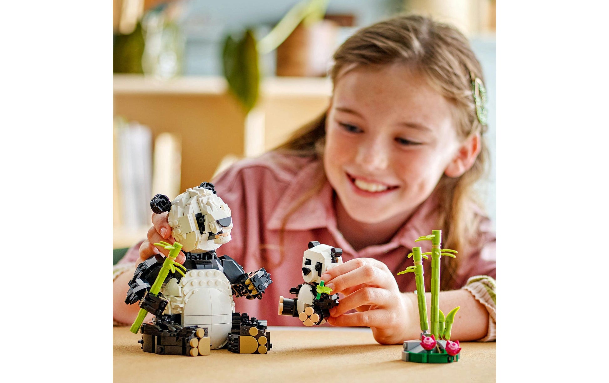 LEGO Creator 3in1 3D Puzzle Pandafamilie – 626 Teile – 26,2 × 7,6 × 28,2 cm – ab 8 J.