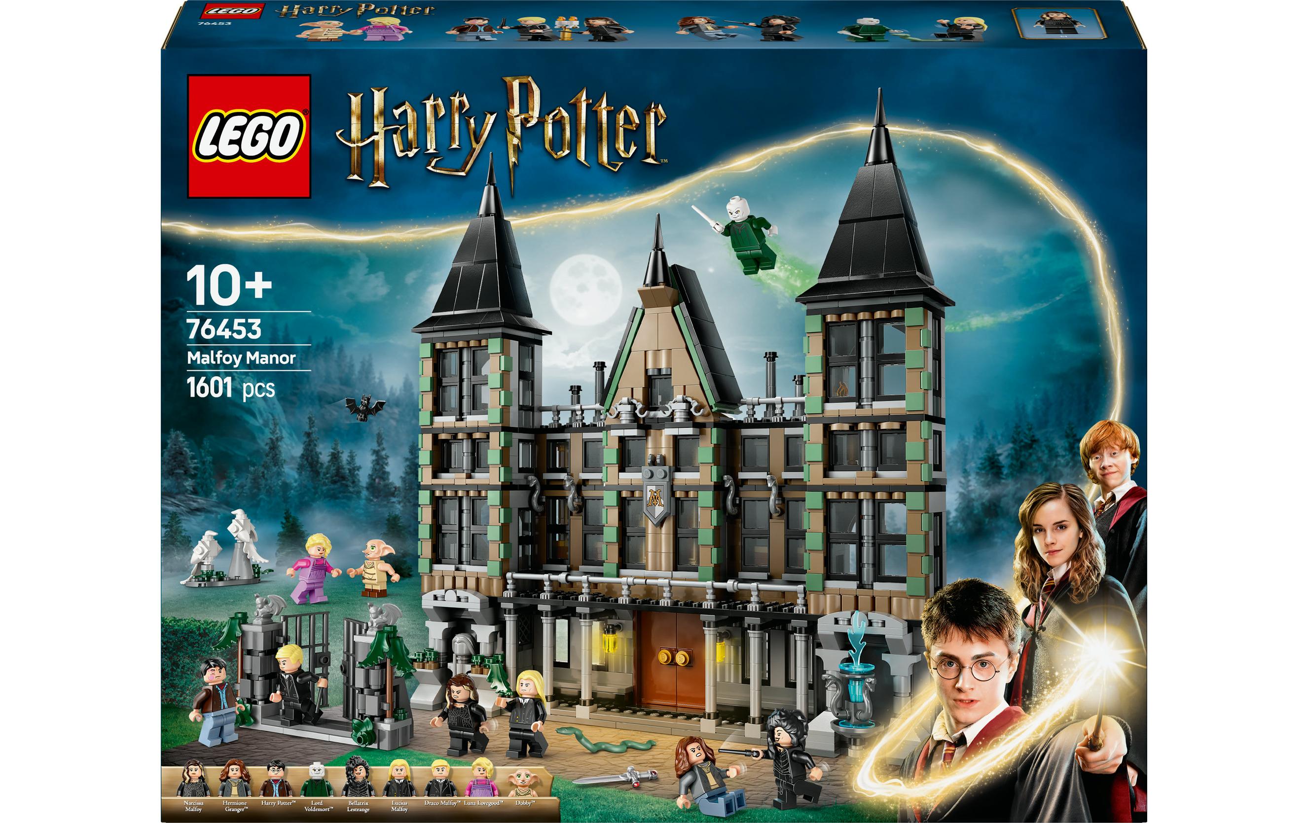 LEGO Bauset Landsitz der Familie Malfoy – Harry Potter – 1601-teilig – 37,8×9,4×48 cm – ab 10 J.