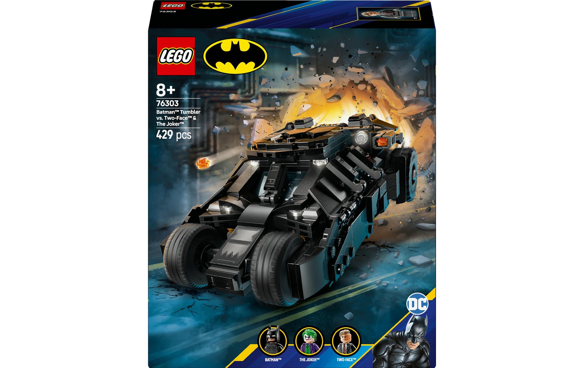 LEGO 3D Puzzle Batman Tumbler vs. Two-Face – 429 Teile – 26,2×7,6×22,2 cm – ab 8 J.