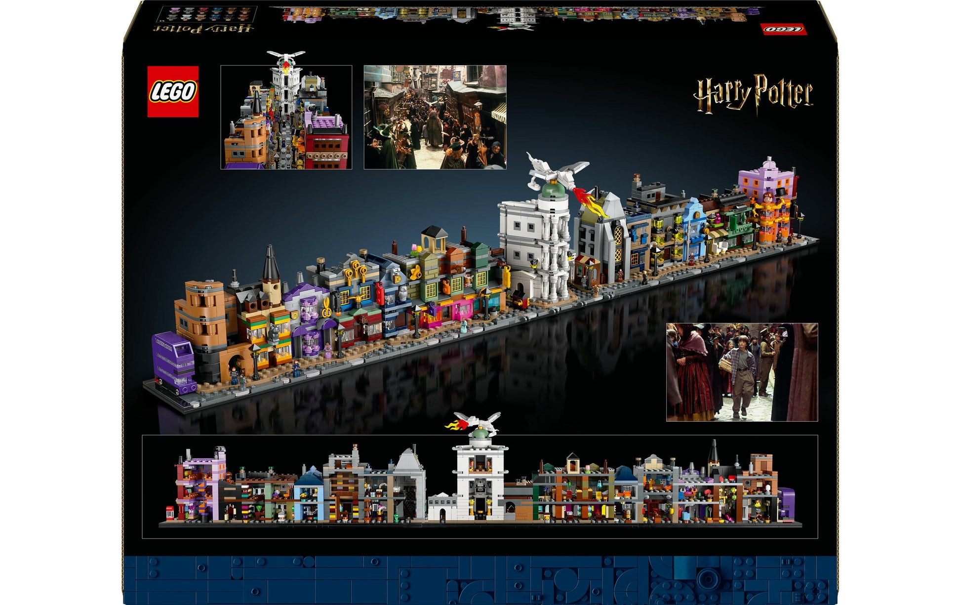 LEGO 3D Puzzle Die Zaubergeschäfte der Winkelgasse – 2750 Teile – 37,8×11,2×48 cm – ab 18 Jahren