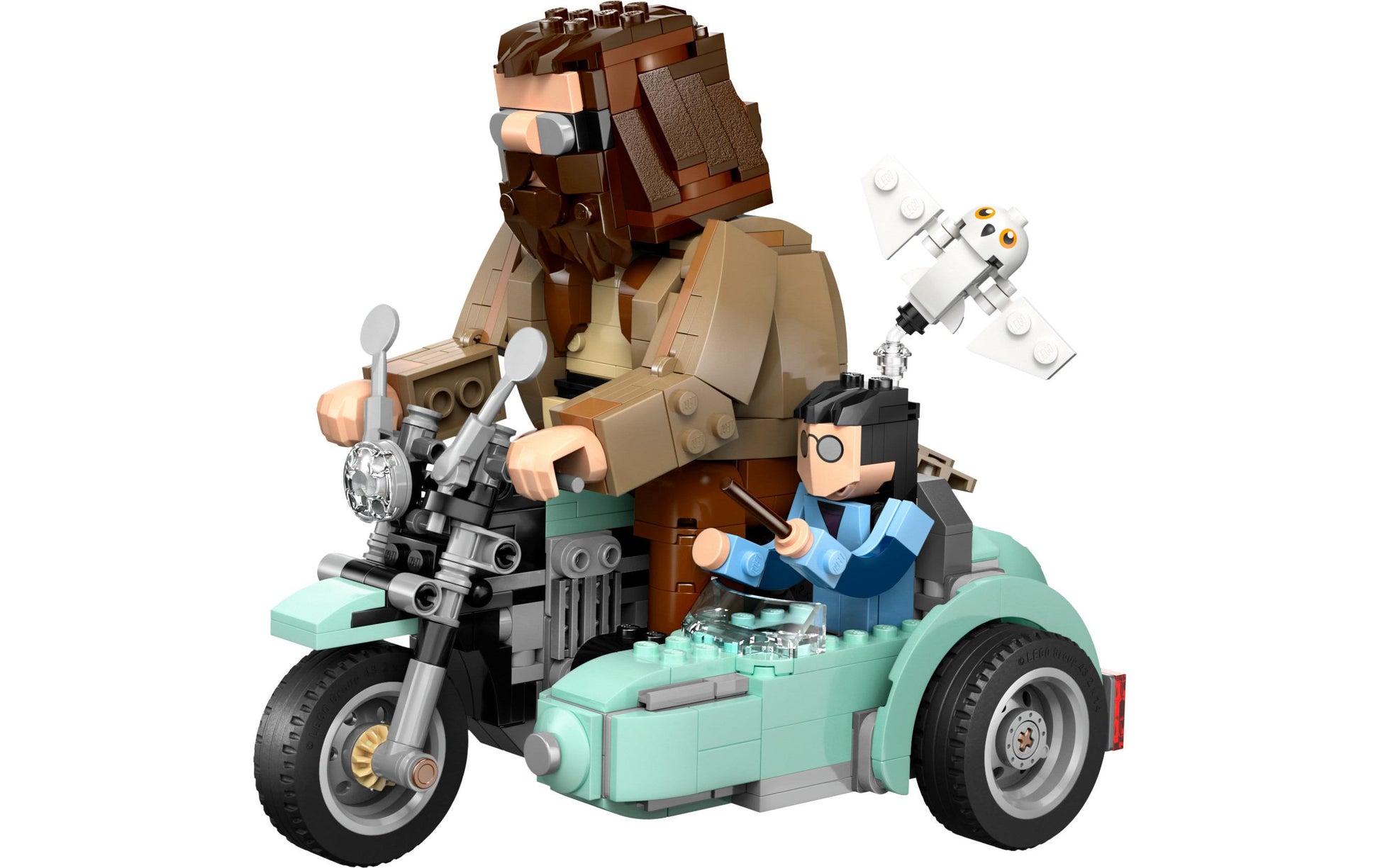 LEGO Harry Potter Hagrids und Harrys Motorradtour Bauset – 617-teilig – 26,2×7,6×28,2 cm – ab 9 J.