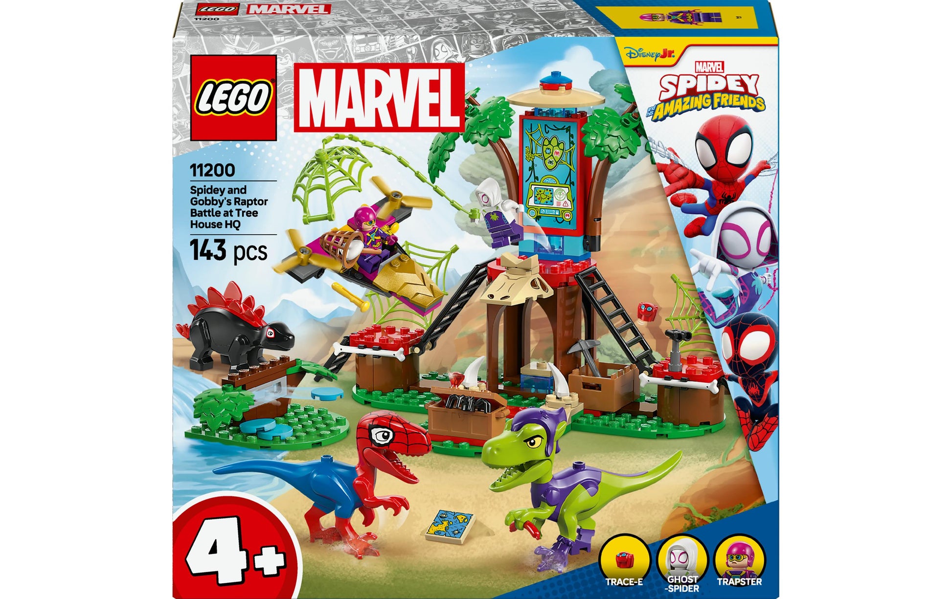 LEGO Showdown am Baumhaus – Marvel – 143-teilig – 26,2 × 5,9 × 28,2 cm – ab 4 J.
