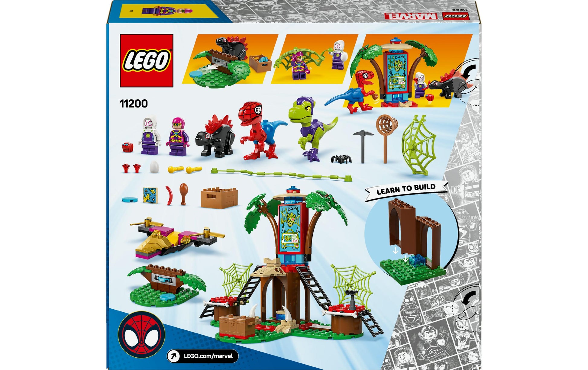 LEGO Showdown am Baumhaus – Marvel – 143-teilig – 26,2 × 5,9 × 28,2 cm – ab 4 J.