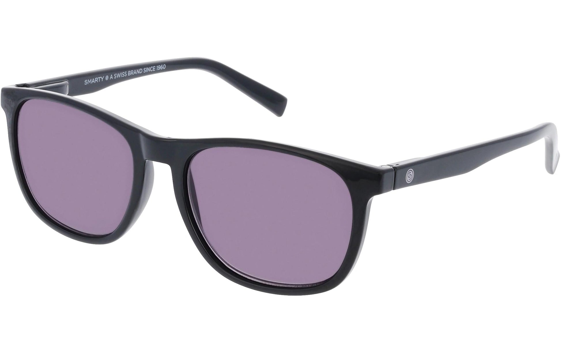 SMARTY Lesebrille Sulzer +1,5 dpt – Graue Gläser, Schwarzer Rahmen