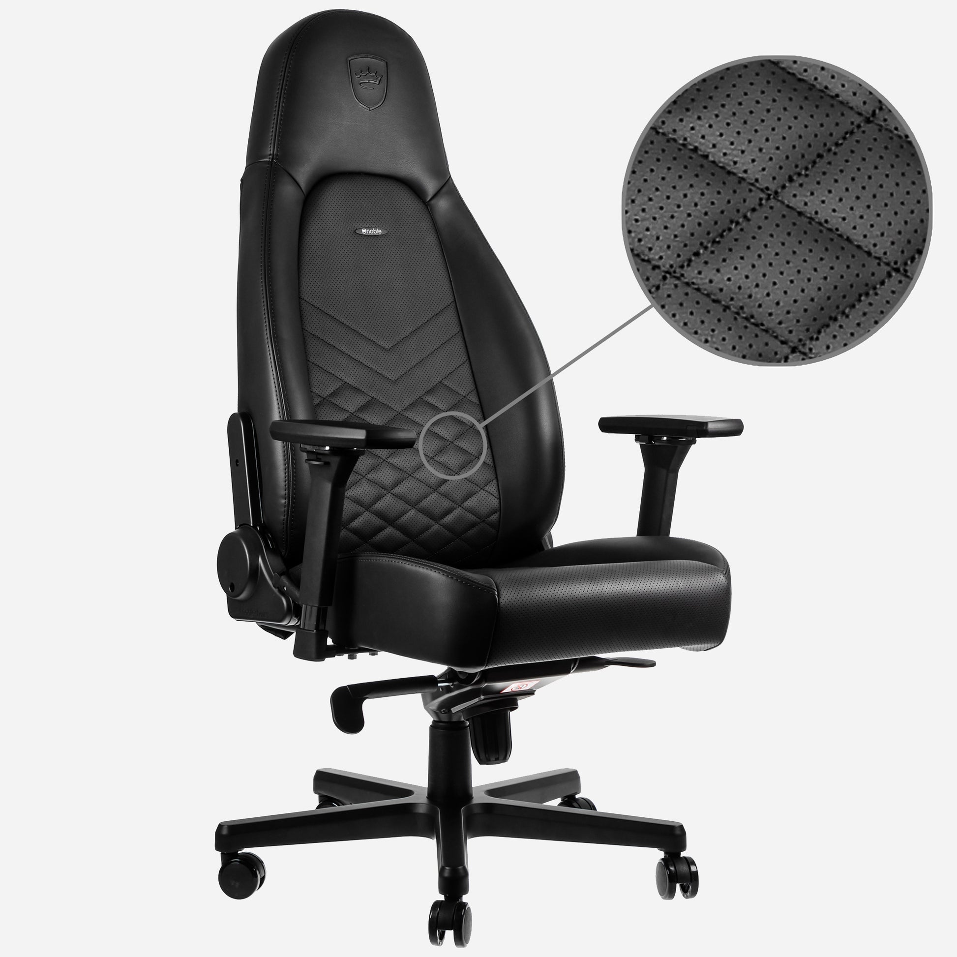 Noblechairs Konferenzstuhl Icon – 51,5 × 49 × 138 cm, schwarz