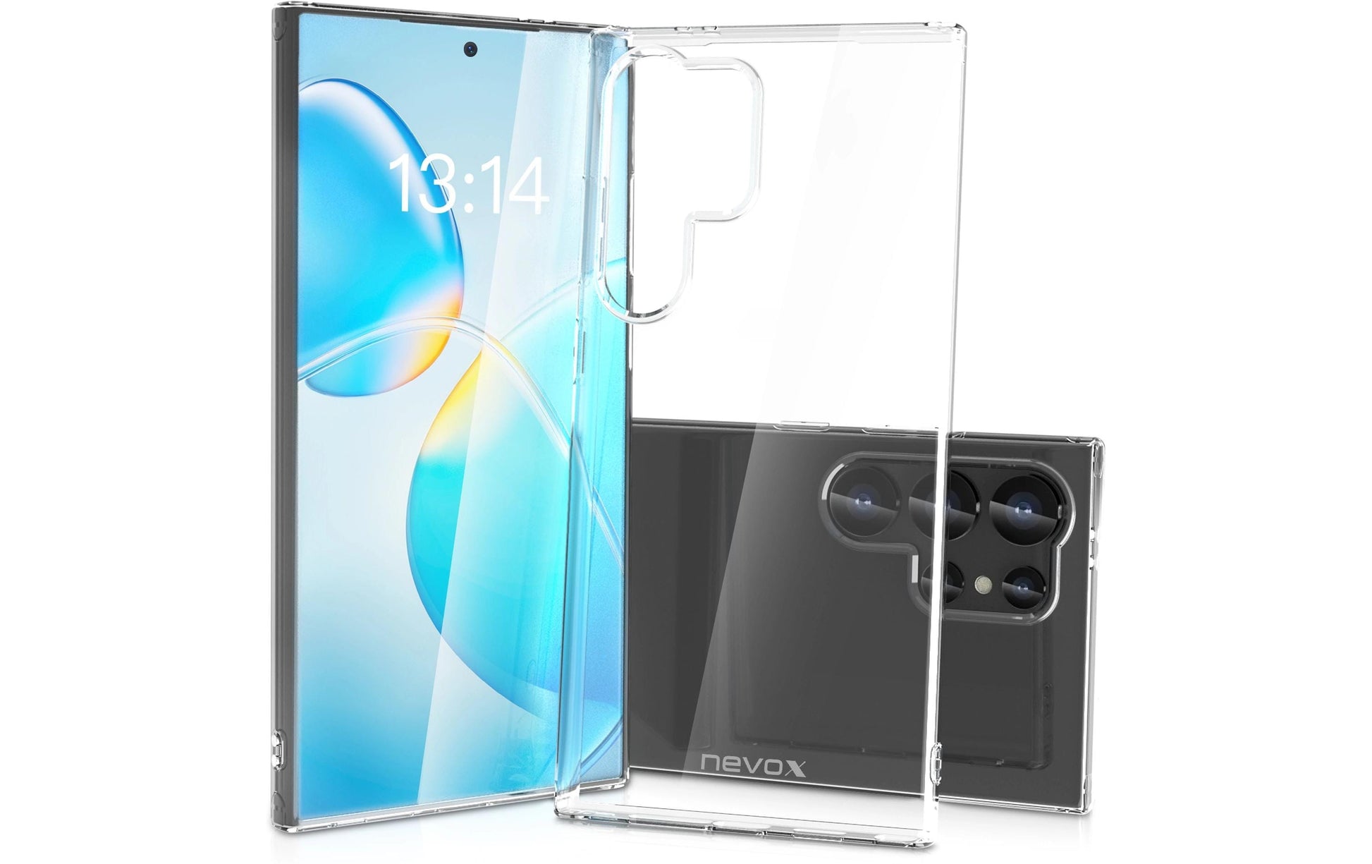 nevox StyleShell Flex – Backcover – für Samsung Galaxy S25 Ultra, TPU, Transparent
