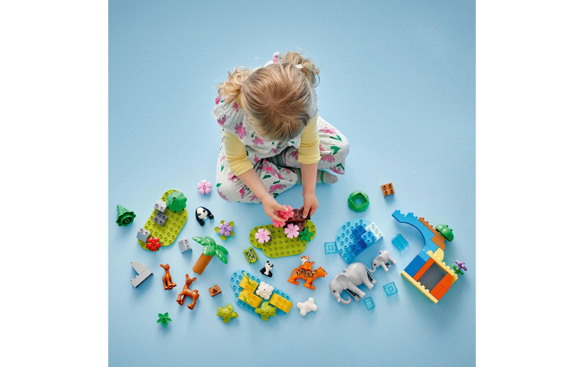 LEGO DUPLO 3-in-1-Set – Wildtier-Familien – 92-teilig – ab 2 Jahren