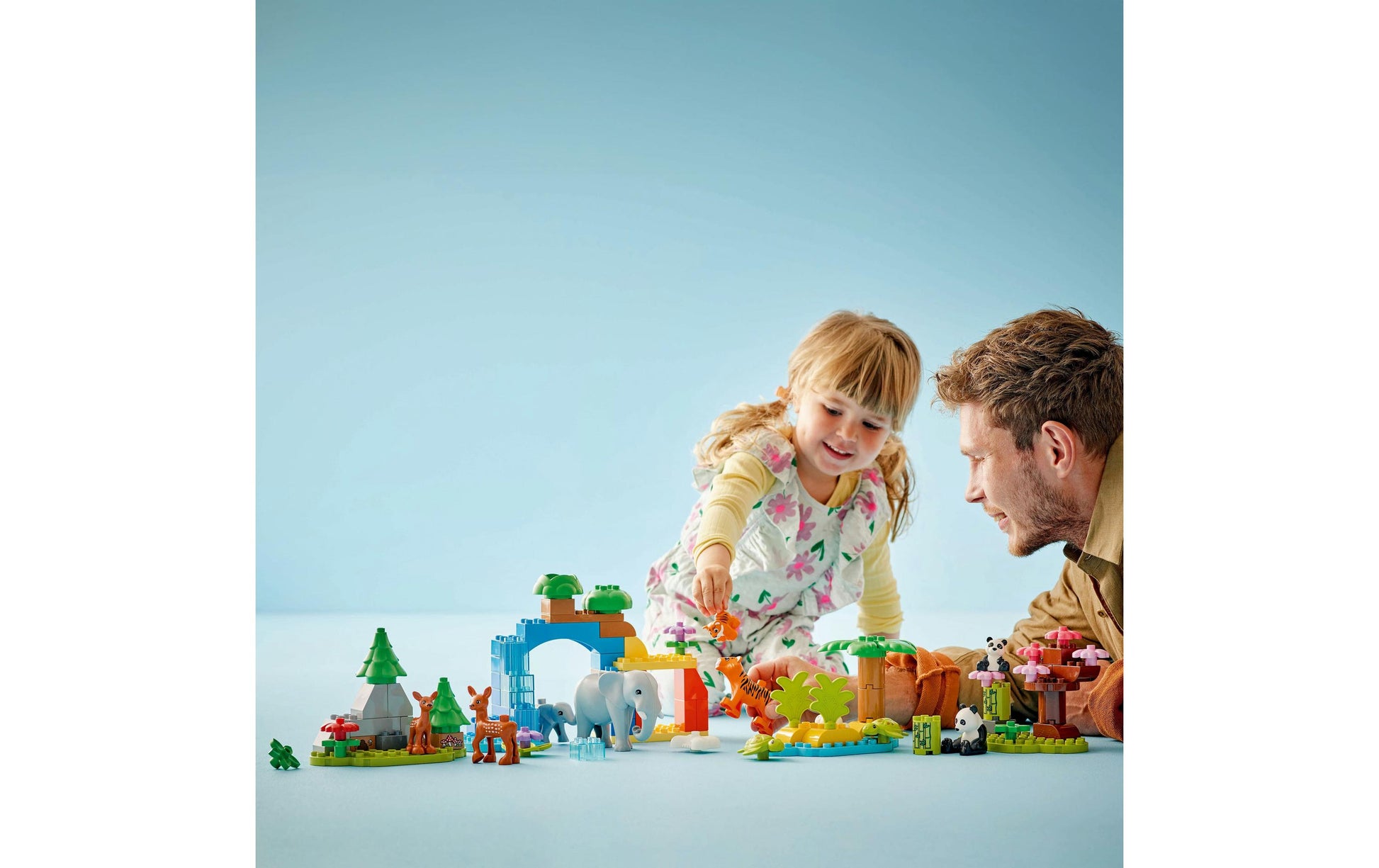 LEGO DUPLO 3-in-1-Set – Wildtier-Familien – 92-teilig – ab 2 Jahren