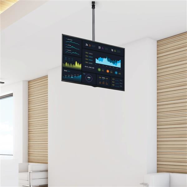 StarTech.com Deckenhalterung – Back-to-Back – 32–75" – VESA 200×200–600×400 – bis 50 kg, Teleskopmast