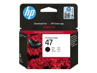 HP 47 Schwarz Tintenpatrone (Original) – 1'300 Seiten – für HP 47