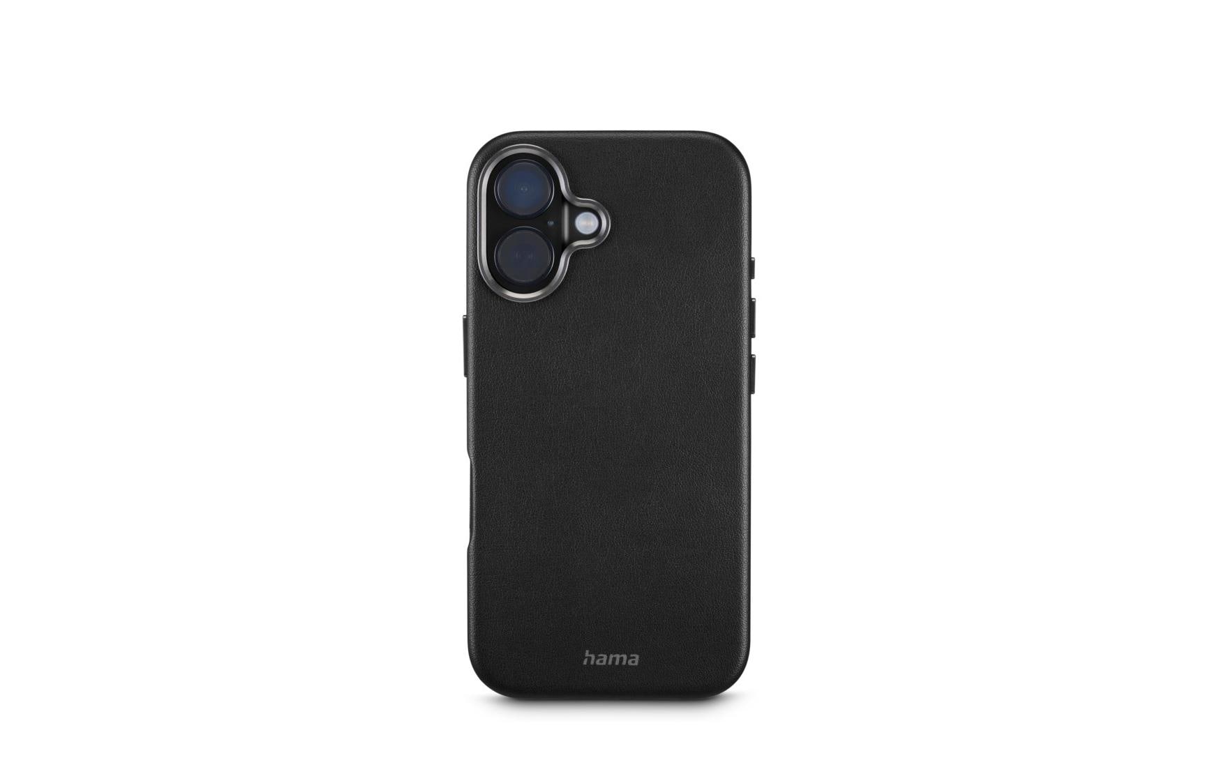 Hama Eco Premium Backcover – für Apple iPhone 16, TPU, Schwarz