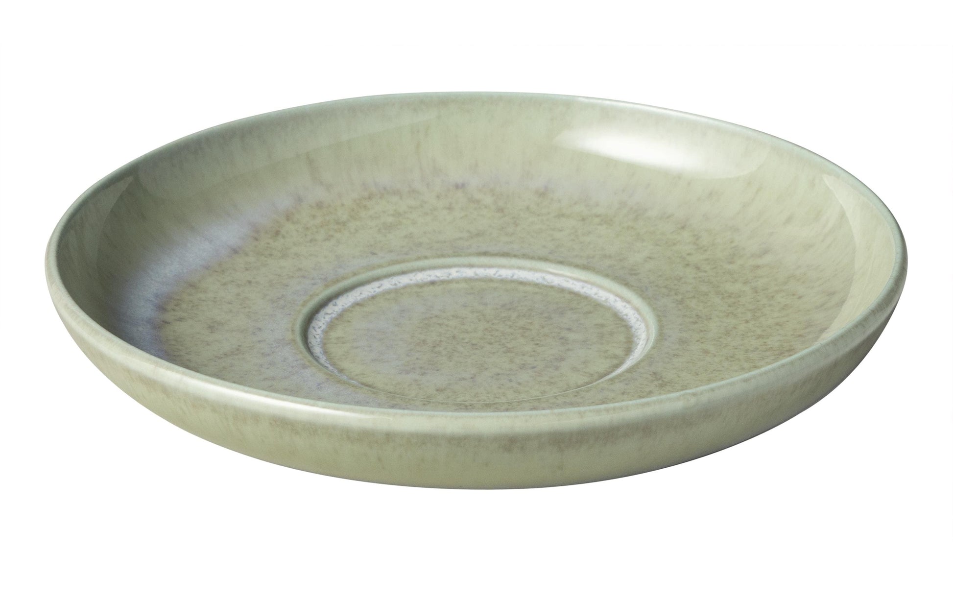 Villeroy & Boch Perlemor Alga Untertasse – Porzellan, grün, Ø 12,0 cm, spülmaschinengeeignet
