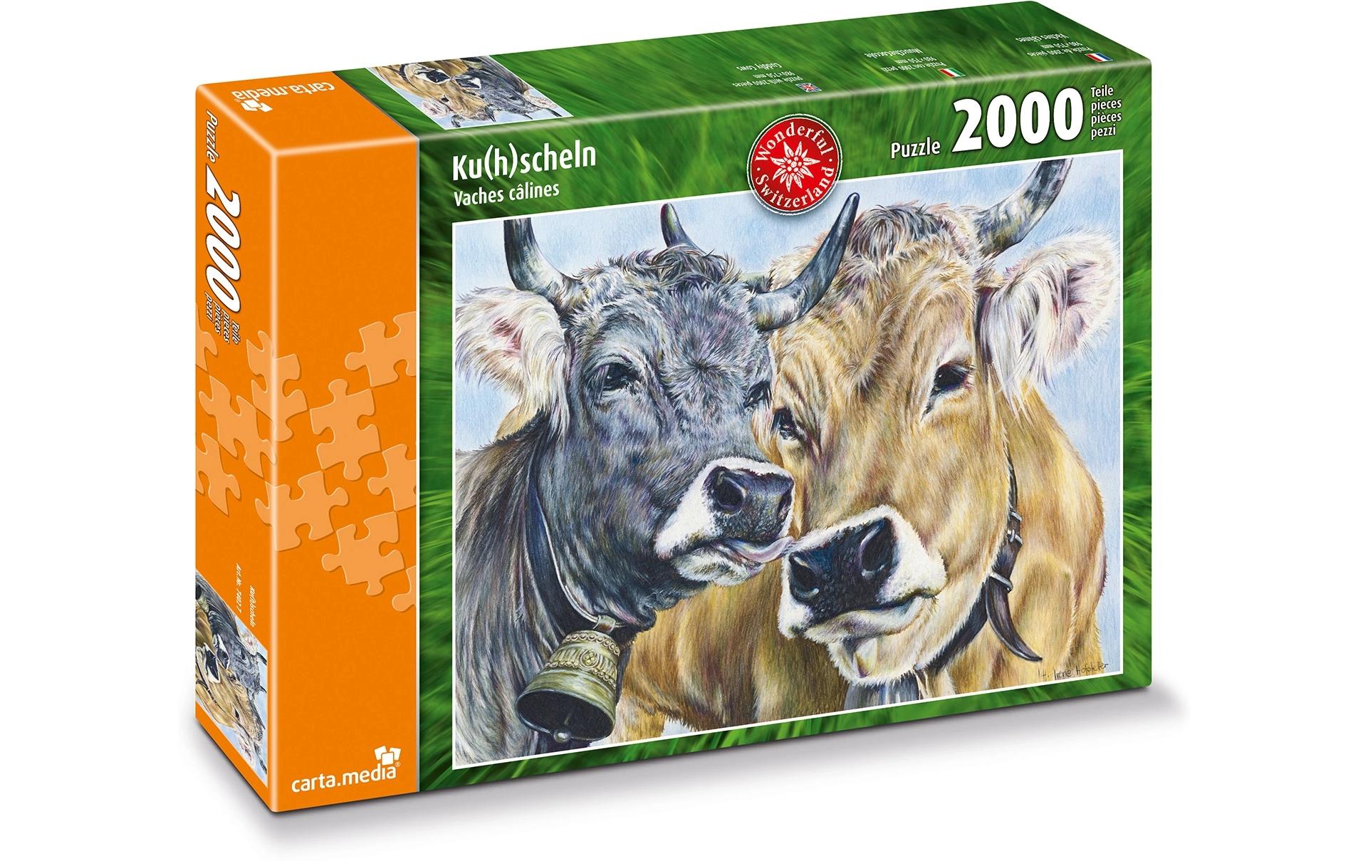 carta.media Ku(h)scheln – Logikspiel, ab 12 Jahren, DE/EN/FR/IT