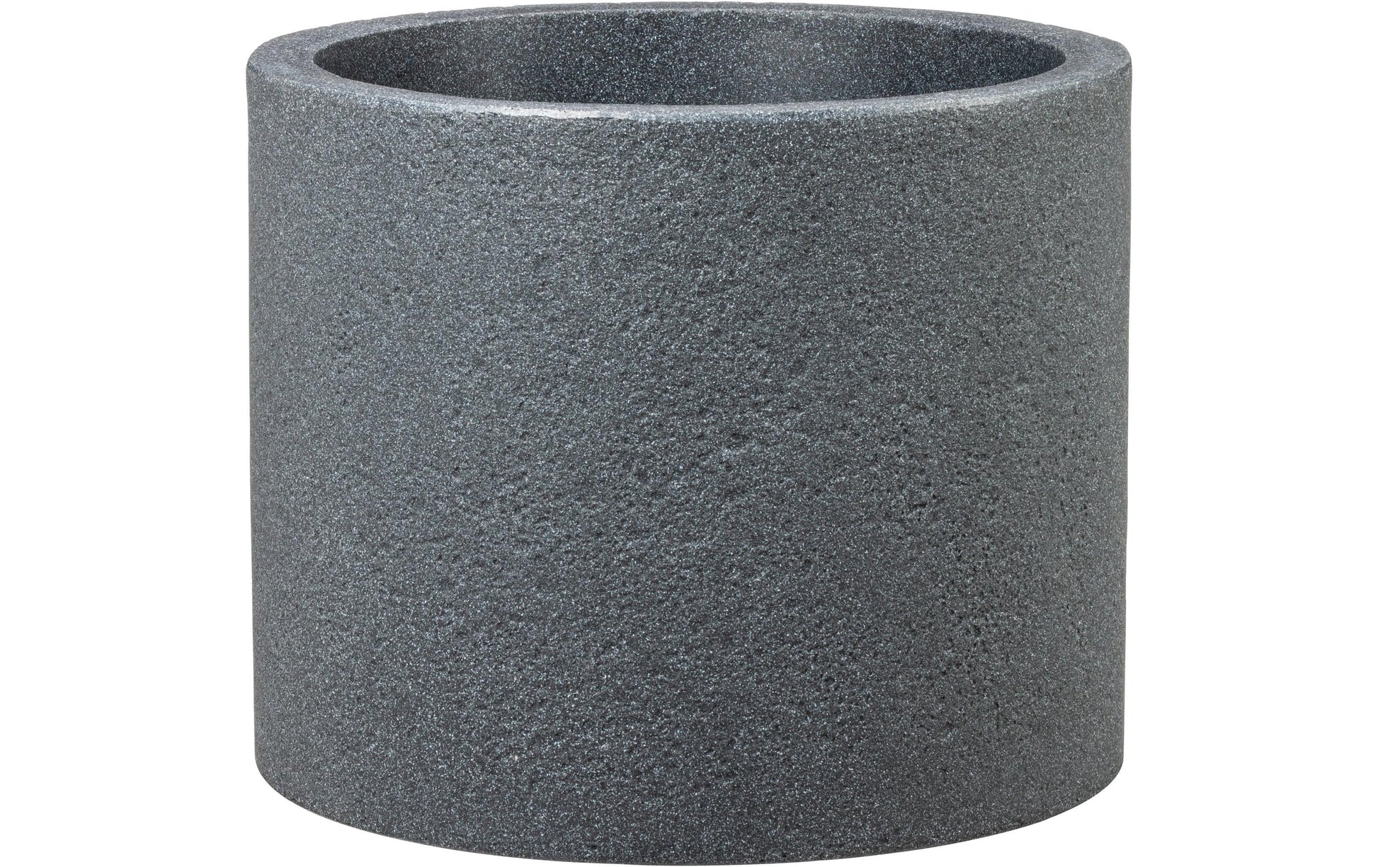 Scheurich Panzano Pflanzkübel – Ø 40 × 32 cm – Kunststoff, Granit