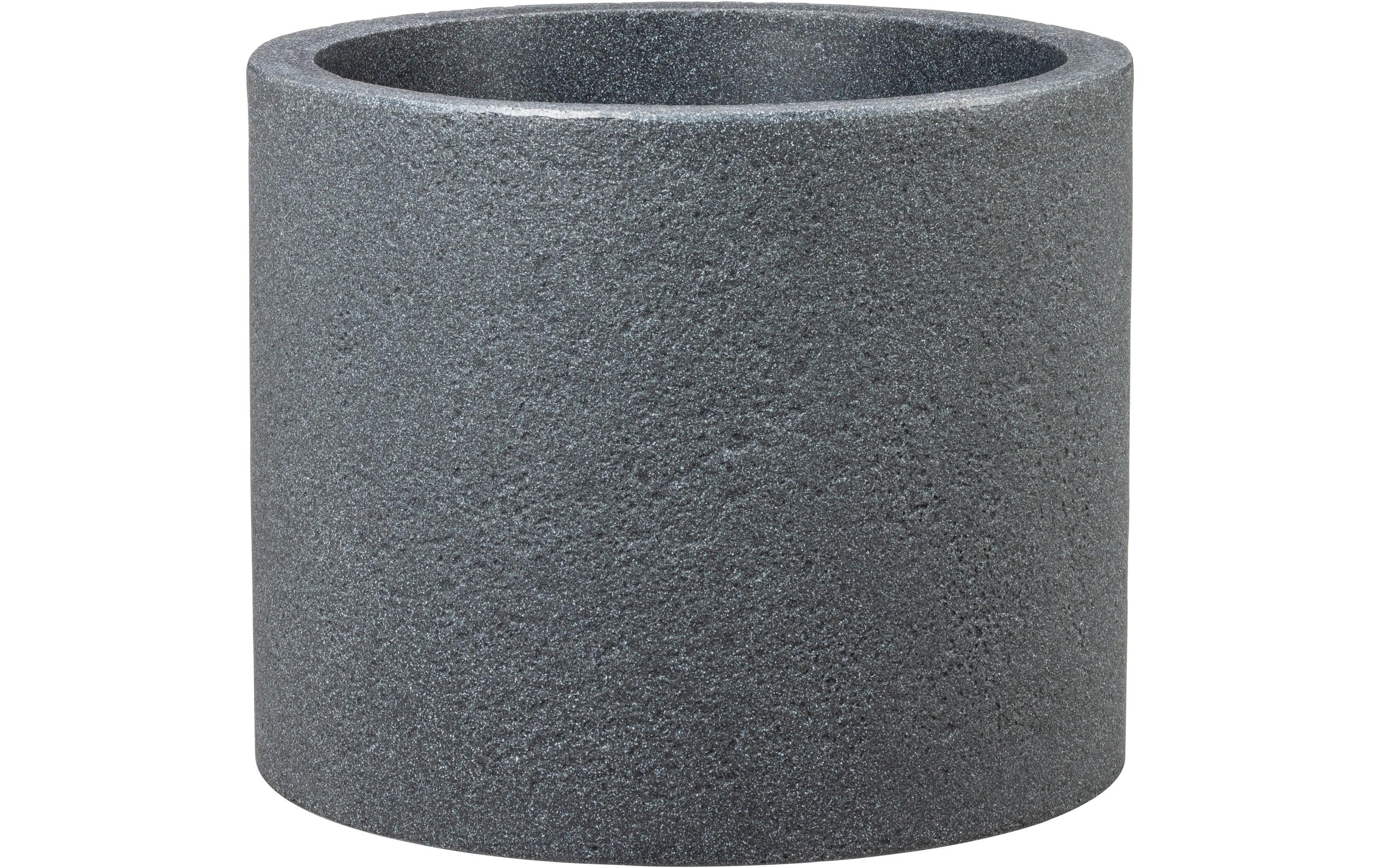 Scheurich Panzano Pflanzkübel – Ø 40 × 32 cm – Kunststoff, Granit