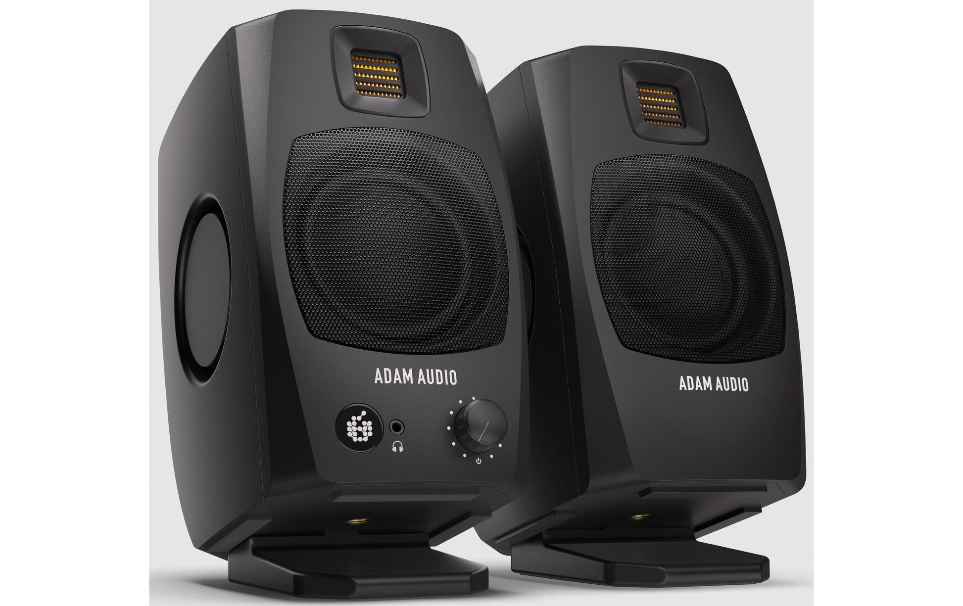 Adam Audio D3V – Aktivlautsprecher (Paar) – 2-Wege, 240 W – Schwarz