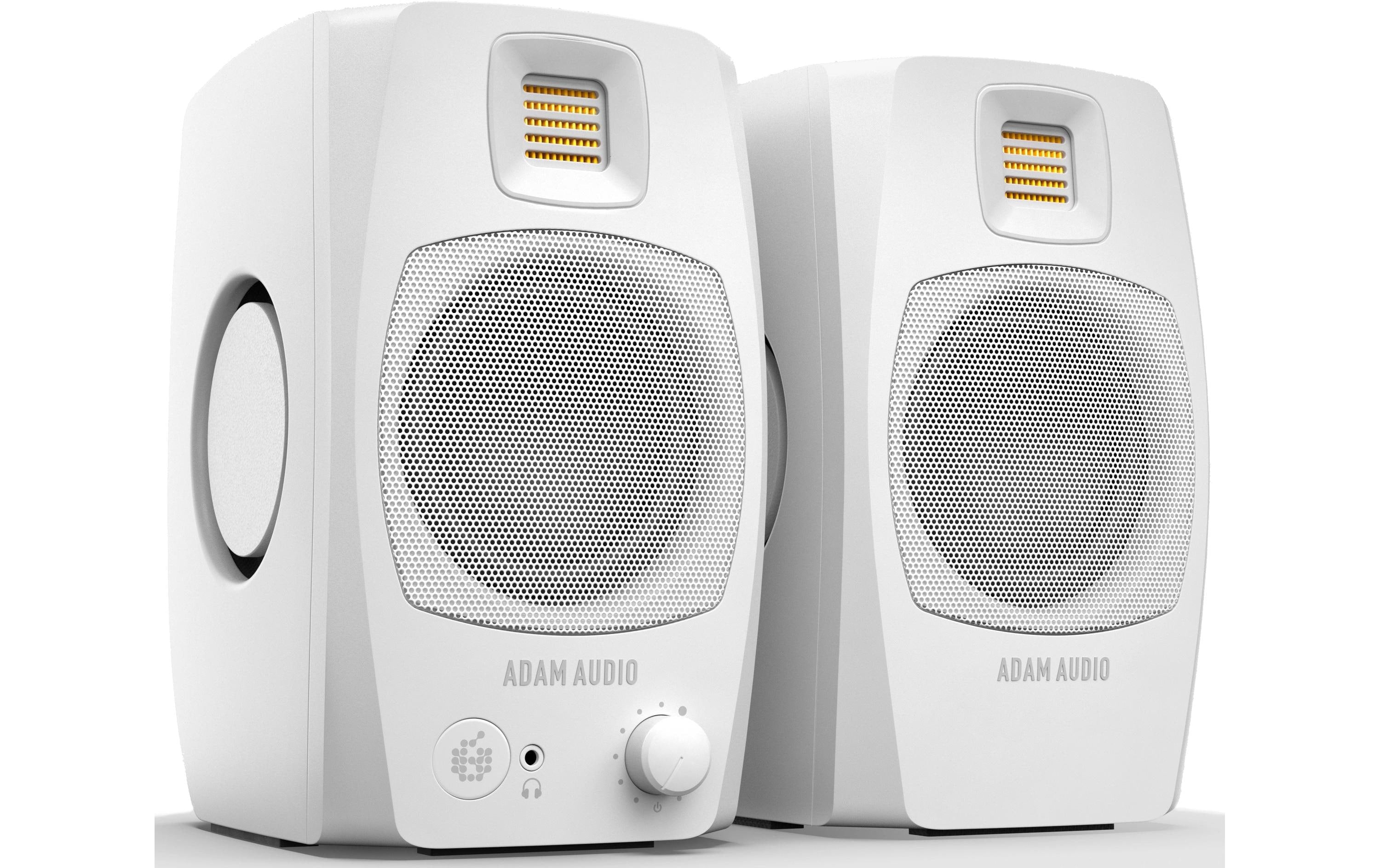 Adam Audio D3V – Aktivlautsprecher (Paar) – 2-Wege, 240 W – Weiss