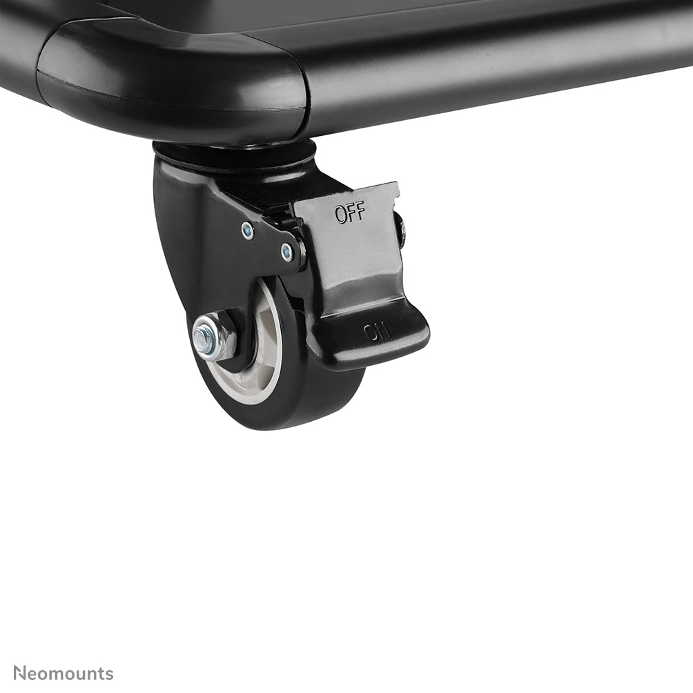 Neomounts NS-M4000BLACK – Trolley, höhenverstellbar, für 60–105", VESA 200×200–1000×600, bis 150 kg, schwarz