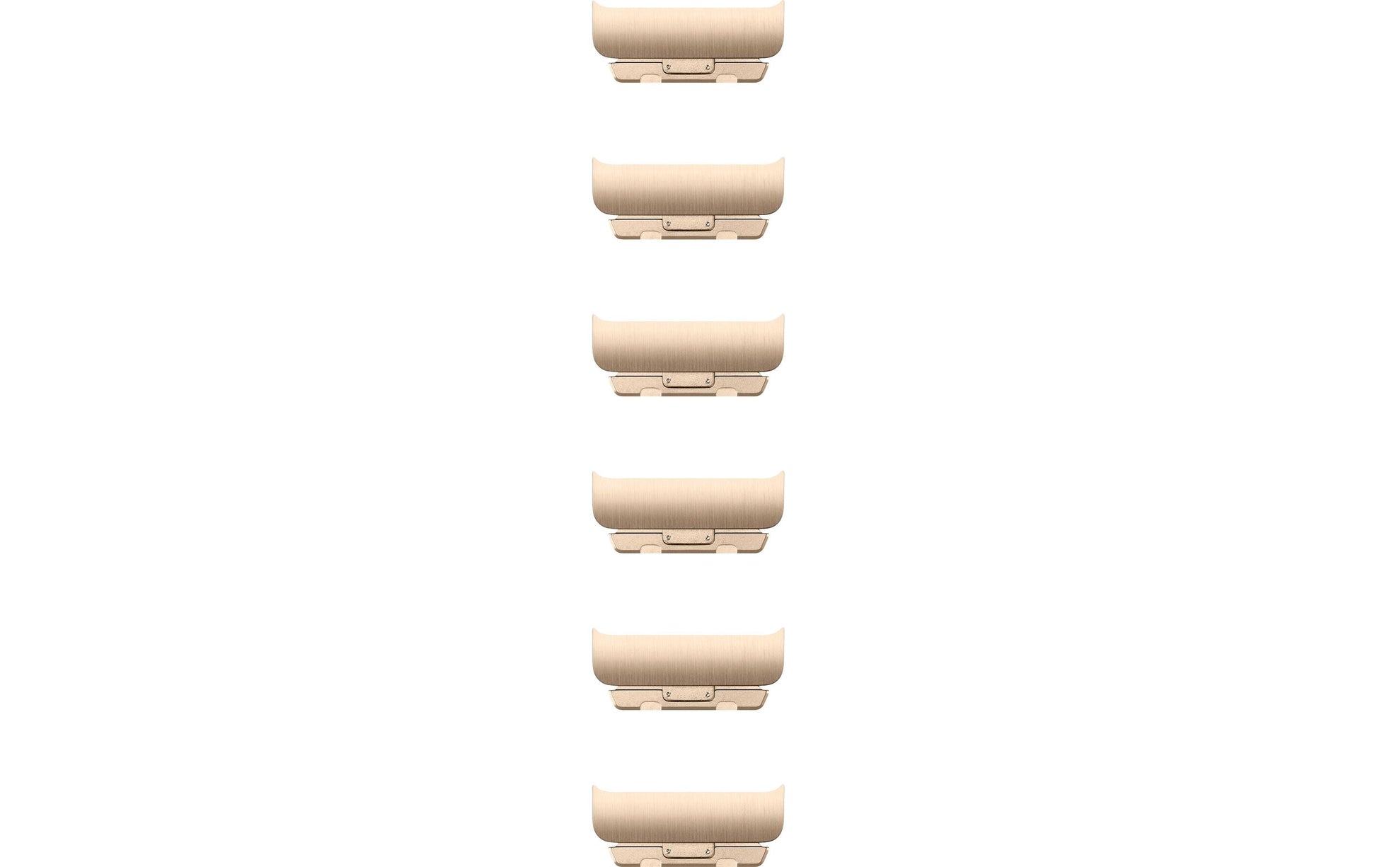 Apple Gliederarmband-Erweiterung für Apple Watch – Edelstahl Gold, 6er Pack