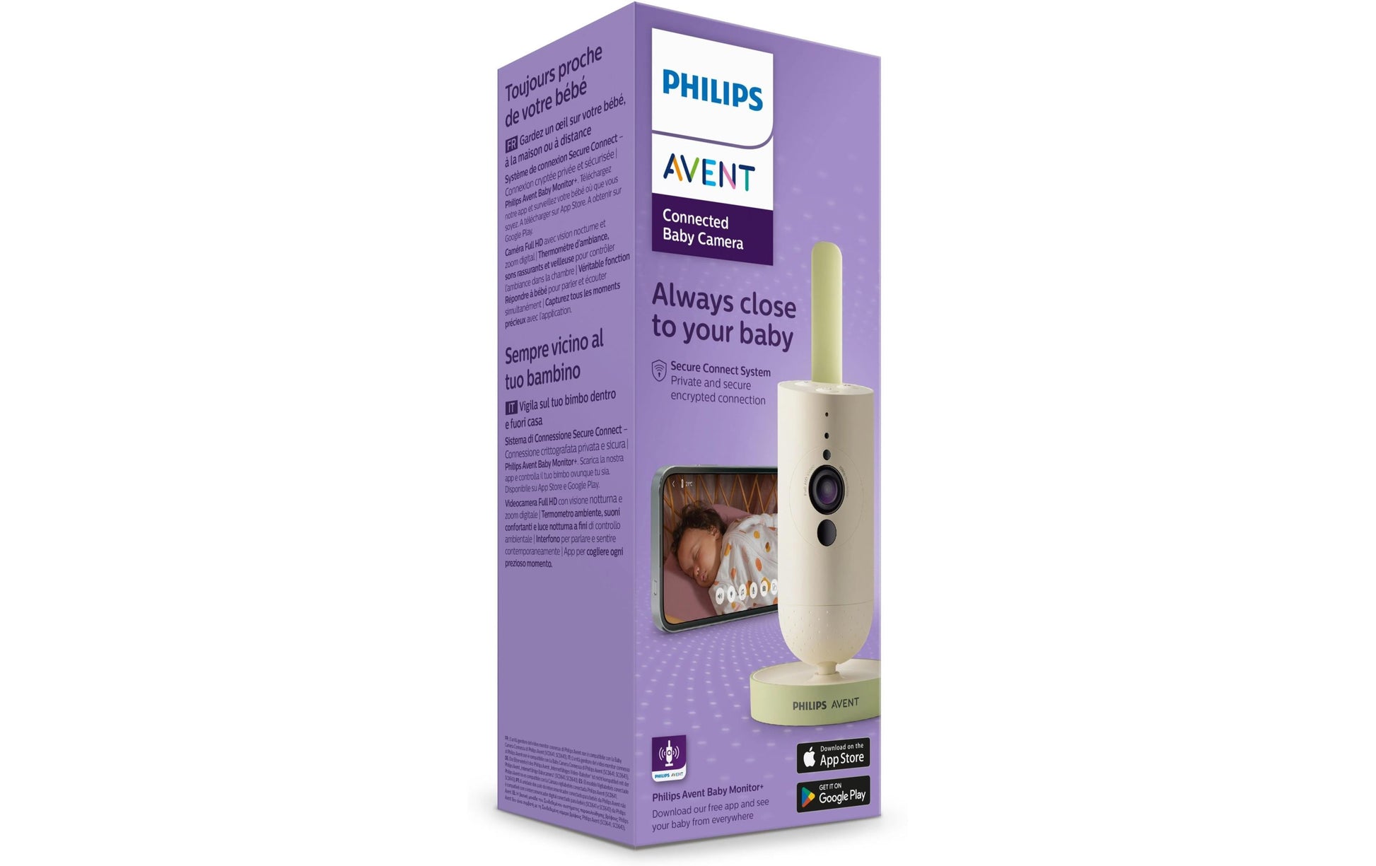 Philips AVENT SCD643/26 – 1080p – WLAN – Innen, 2-Wege-Audio