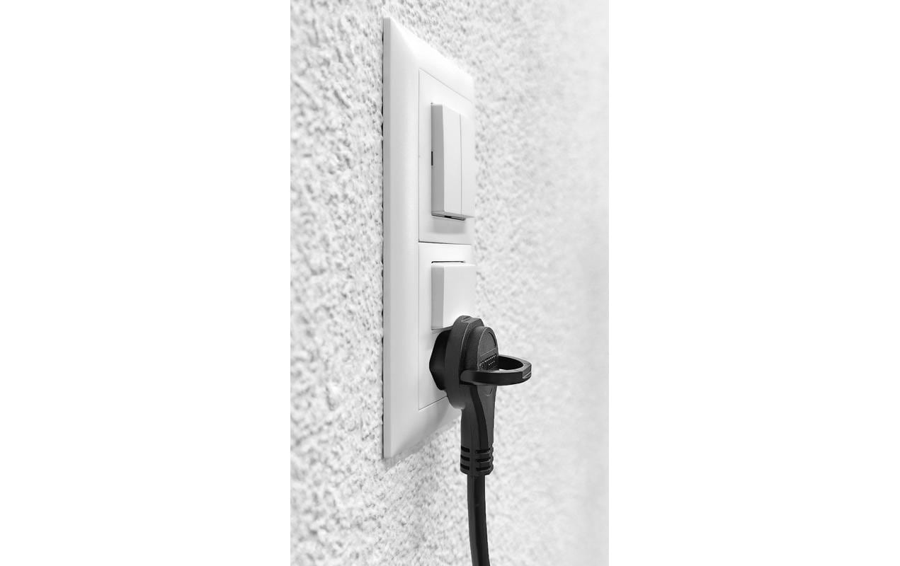 Steffen Verlängerungskabel – T12 (Winkelstecker) – T13, 5 m, 3×1 mm², Schwarz