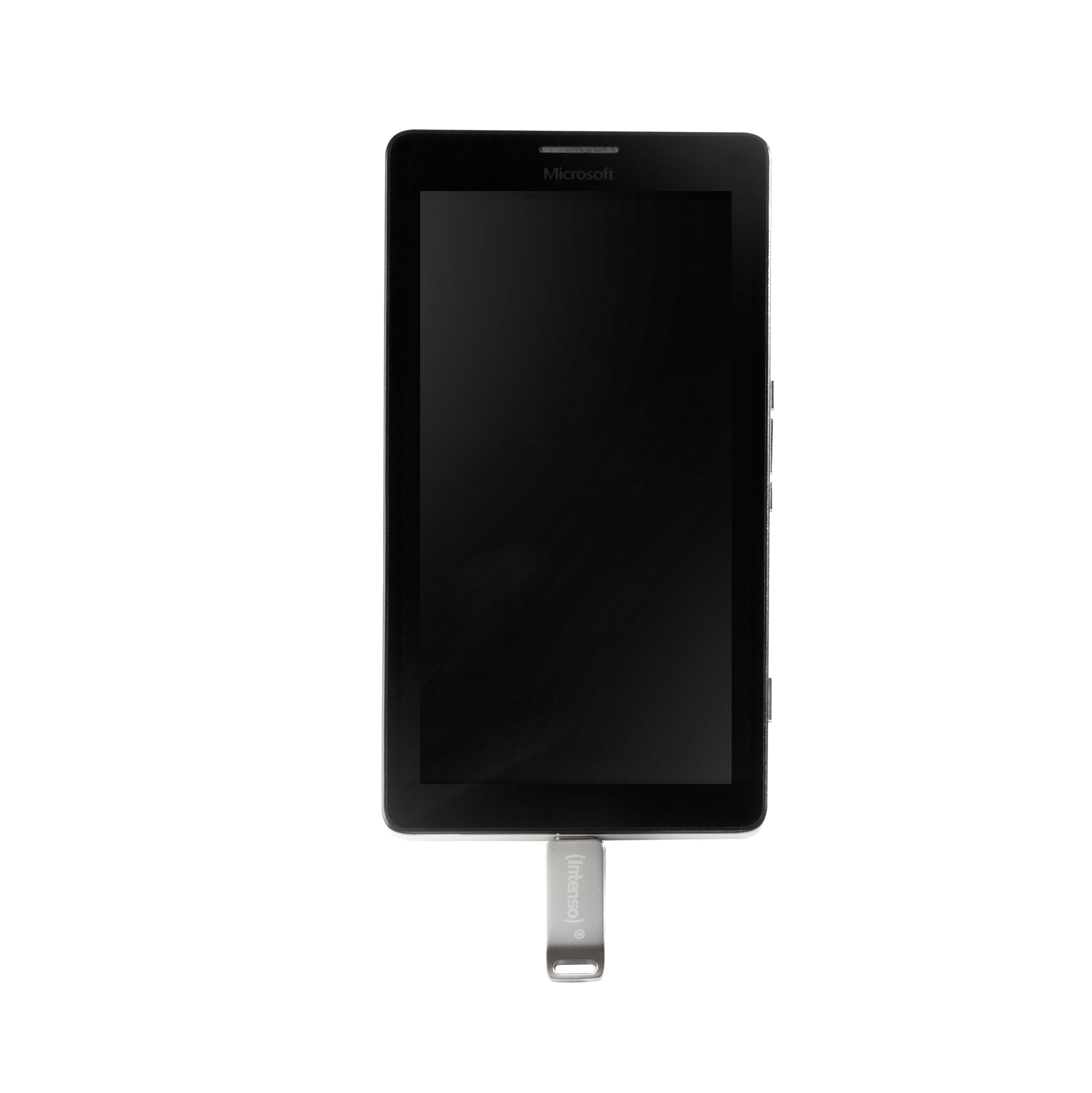 Intenso cMobile Line 128 GB – USB-Stick (USB-A/USB-C), USB 3.2 Gen 1, 70 MB/s, Metall, Silber