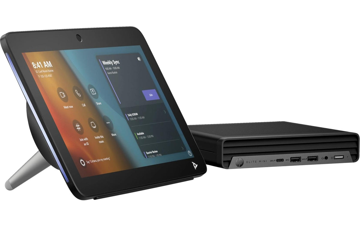 Poly Studio Base G9 Plus – Videokonferenzsystem – WXGA, 75° FOV, Windows 11 IoT Enterprise, WLAN (Wi‑Fi 6E)/LA