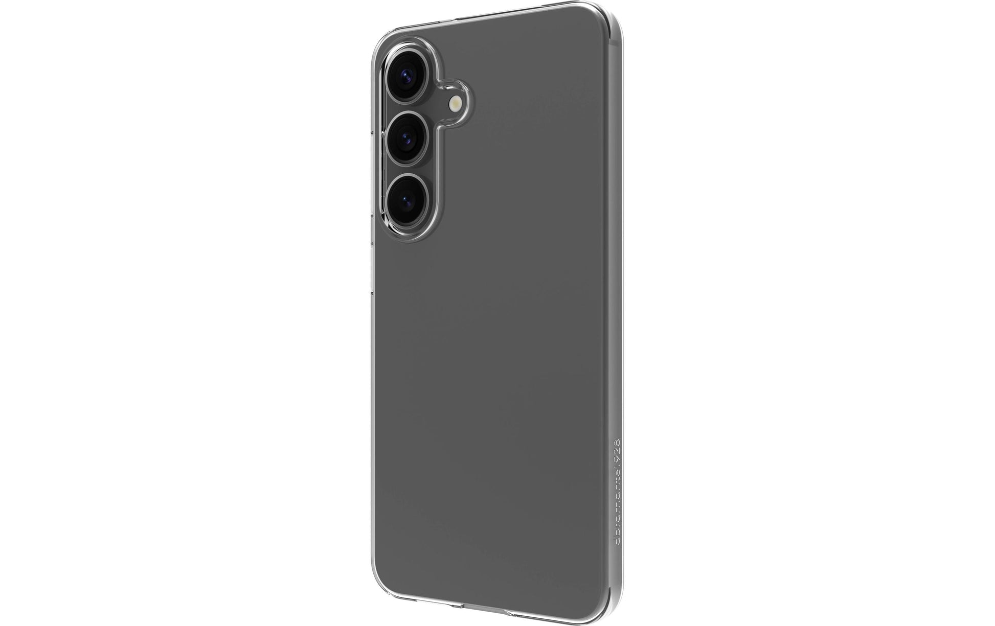 dbramante1928 Backcover – für Samsung Galaxy S25, Recycling-Kunststoff, transparent, bis 1,2 m sturzsicher