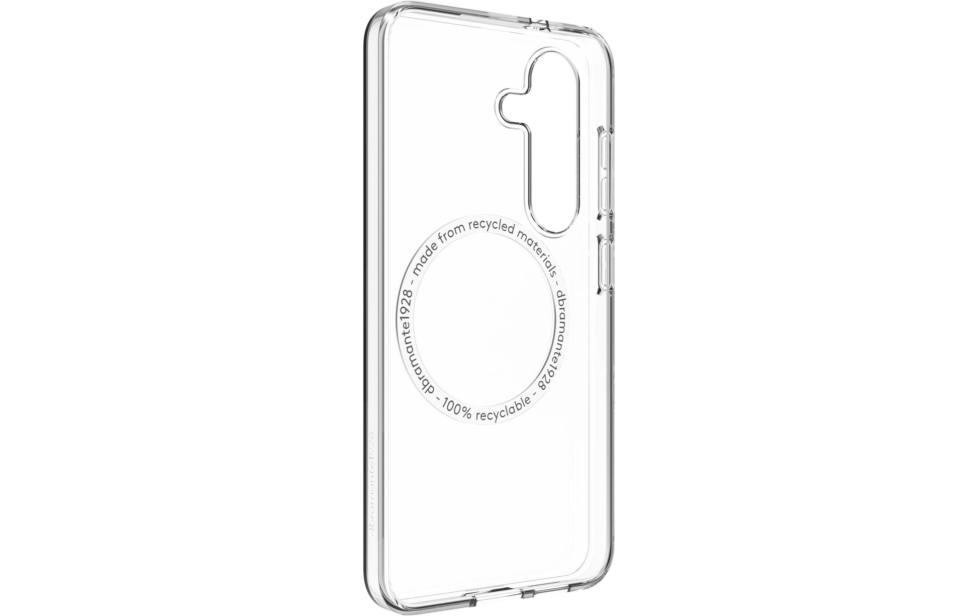 dbramante1928 Greenland Pro Qi2 Backcover – für Samsung Galaxy S25, Transparent, bis 1,2 m sturzsicher