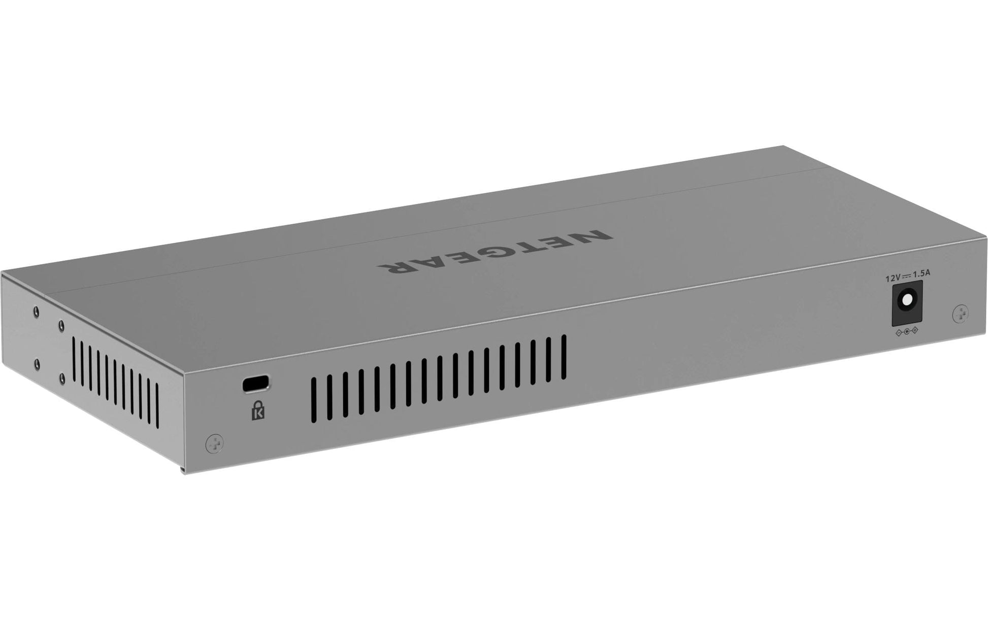 NETGEAR GS108MX-100EUS – Unmanaged L2 Switch – 8× 1G, 1× 10G, Desktop (Rack-Montage-Set)