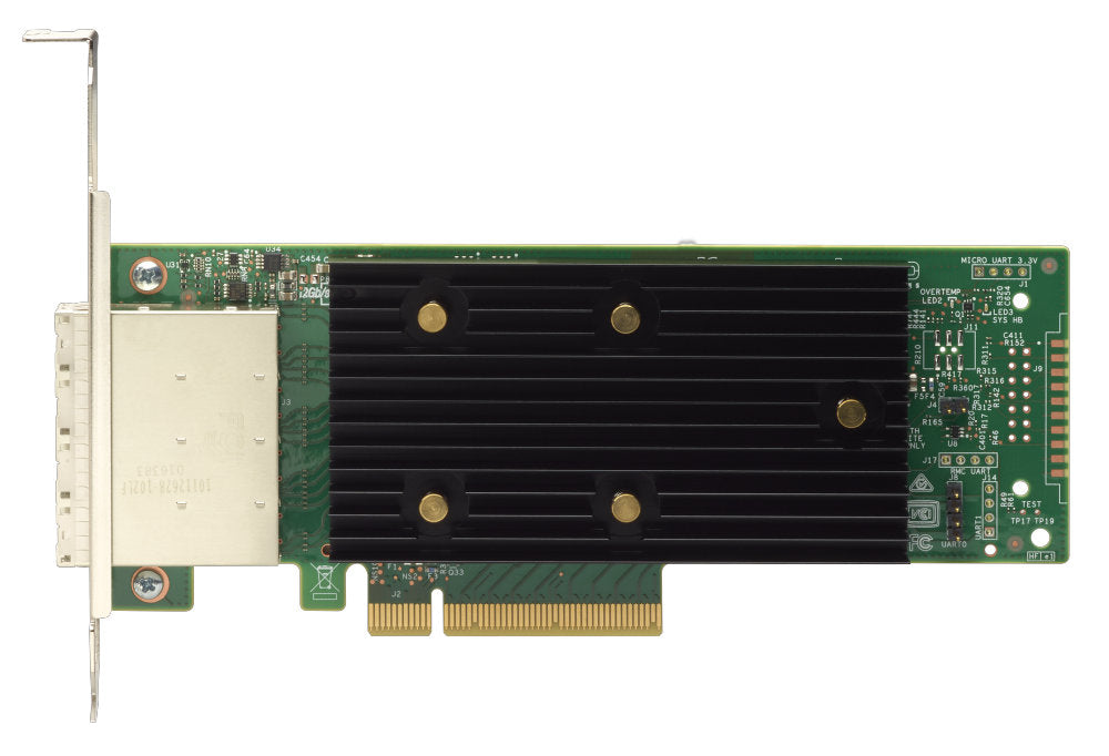 Lenovo STA 430-16e – PCIe SAS/SATA HBA – 4× Mini SAS HD, PCIe 3.0