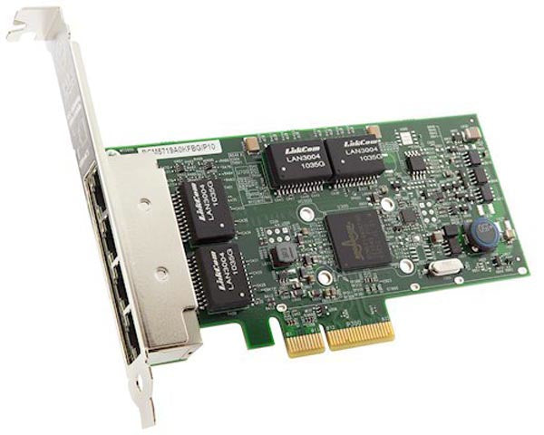 Lenovo NetXtrem 1 Gbit/s-Karte – PCIe, 4× RJ-45, für Server/Arbeitsstation