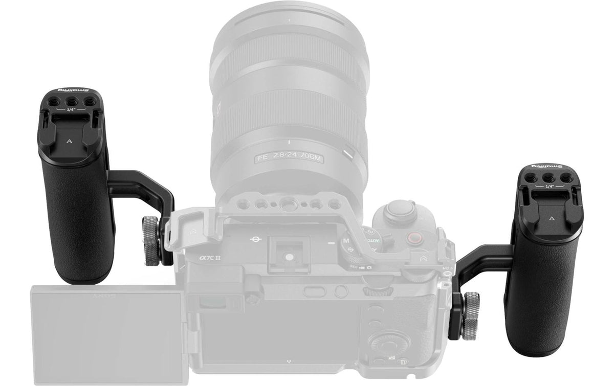 SmallRig Mini Seitengriff – 105 × 69,4 × 53,8 mm, 156 g – für zwei 1/4-20 Gewindelöcher (Abstand 18 mm)