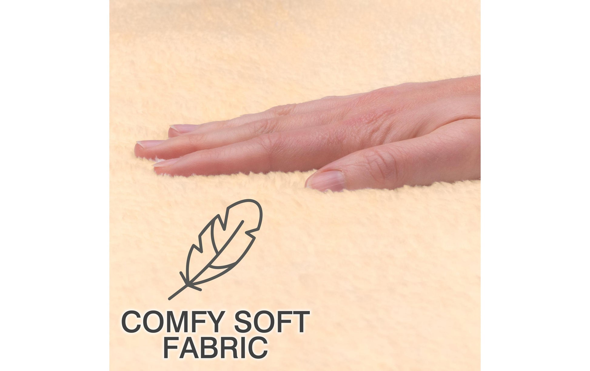 Bodi-tek Cozy Jorv Wohndecke – Polyester, Baumwolle – 50 × 120 cm