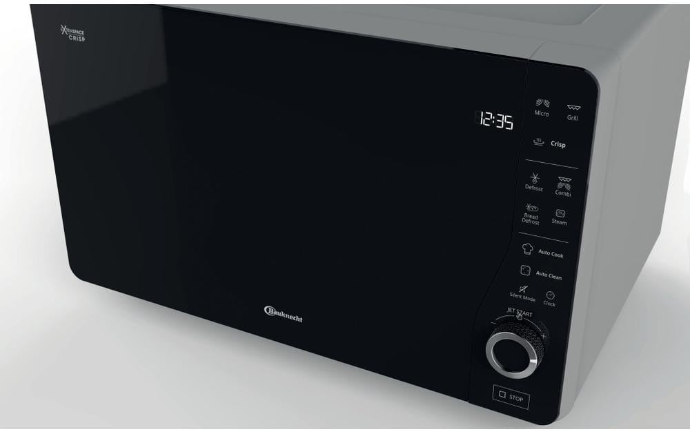 Bauknecht Grill Mikrowelle MW 427 SL CH – 25 l, 800 W – schwarz/silber