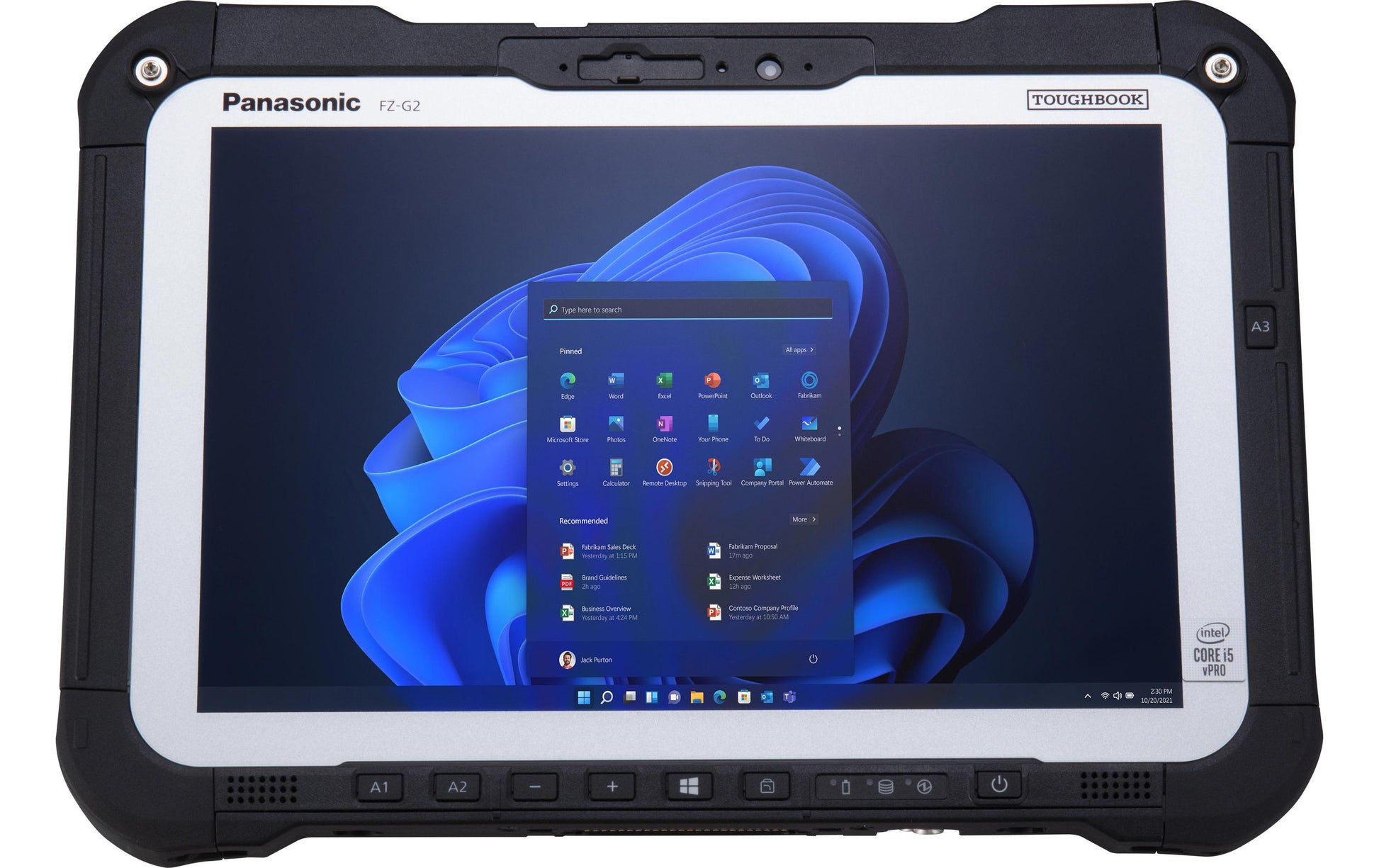 Panasonic FZ-G2 mk3 – 10,1", 512 GB, 16 GB RAM, WLAN + 4G, Windows 11 Pro, Schwarz