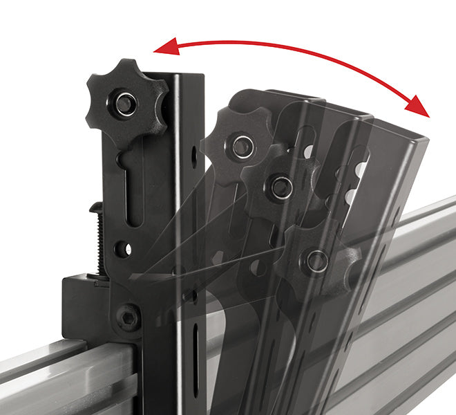 B-Tech Wandhalterung – Neigbar – 32–47″ – VESA 200×200–600×200 – bis 70 kg, Schwarz