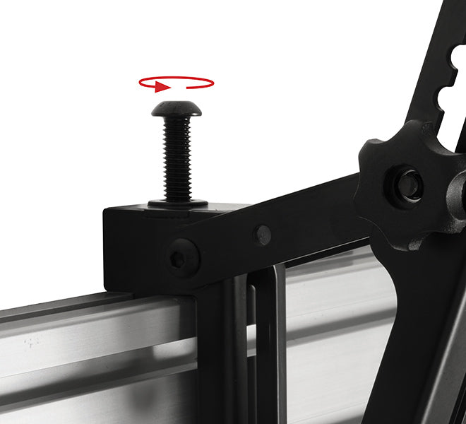 B-Tech Wandhalterung – Neigbar – 32–47″ – VESA 200×200–600×200 – bis 70 kg, Schwarz