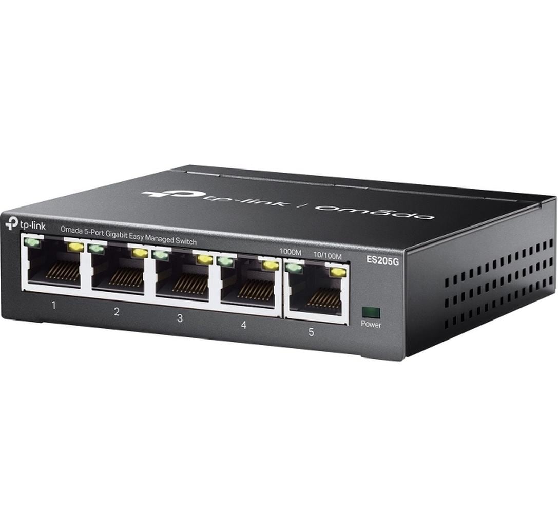 TP-Link Omada ES205G – Managed Switch – 5× 1G, Wandmontage