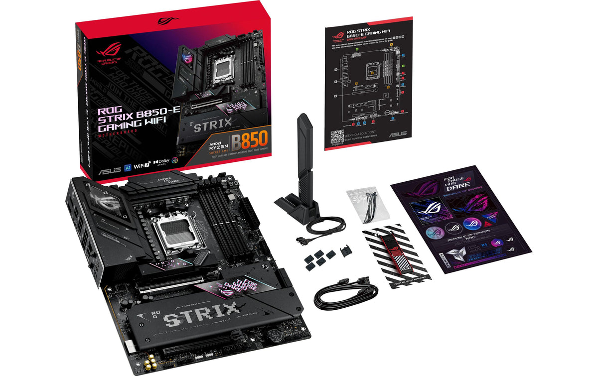 ASUS ROG STRIX B850-E GAMING WIFI – Mainboard – AM5, AMD B850, ATX, DDR5