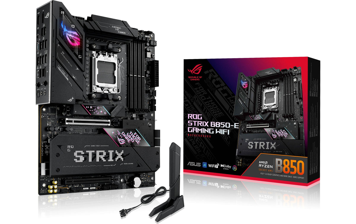 ASUS ROG STRIX B850-E GAMING WIFI – Mainboard – AM5, AMD B850, ATX, DDR5