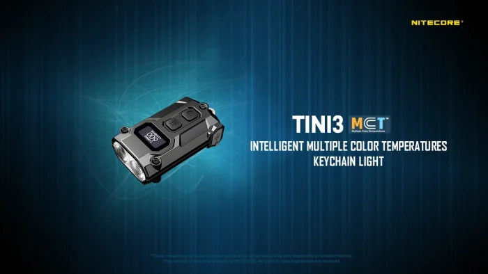 Nitecore Taschenlampe TINI3 – 600 lm, 90 m, IP54, USB, Akku, 5 Stufen – Orange