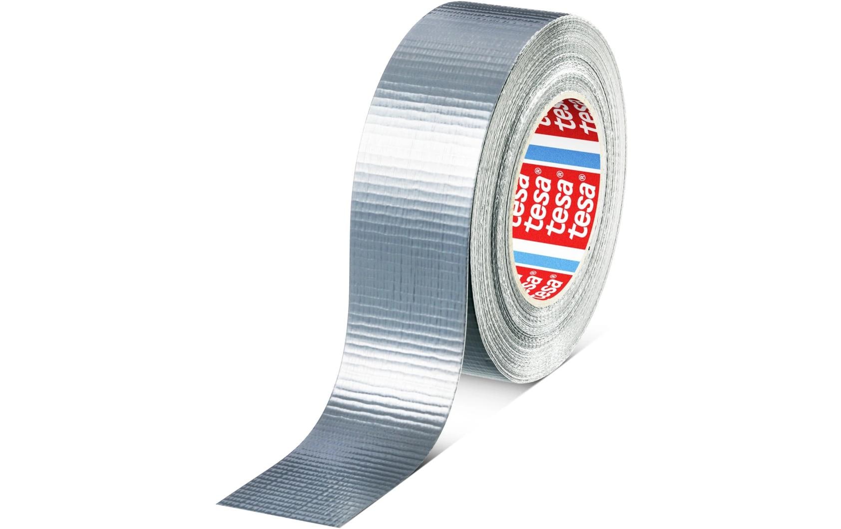 TESA Gewebeband/Gaffa – 48 mm × 50 m, transparent, stark haftend, 1 Stück